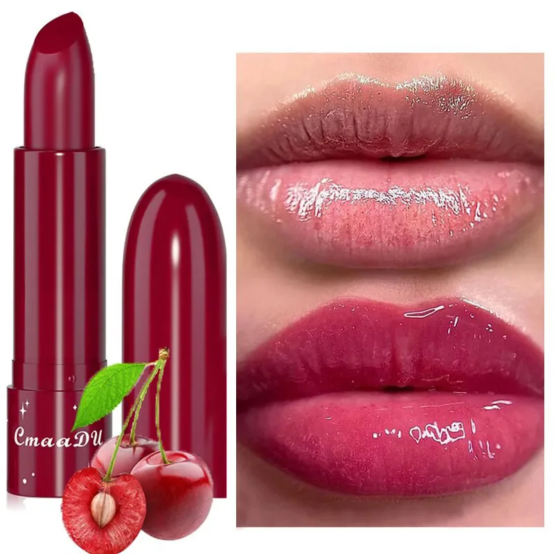 

Anti-drying Fruit Lip Balm Flavored Color Changing Moisturizing Lipstick Reducing Lip Lines Natural Hydrating Lips Care Cosmetic