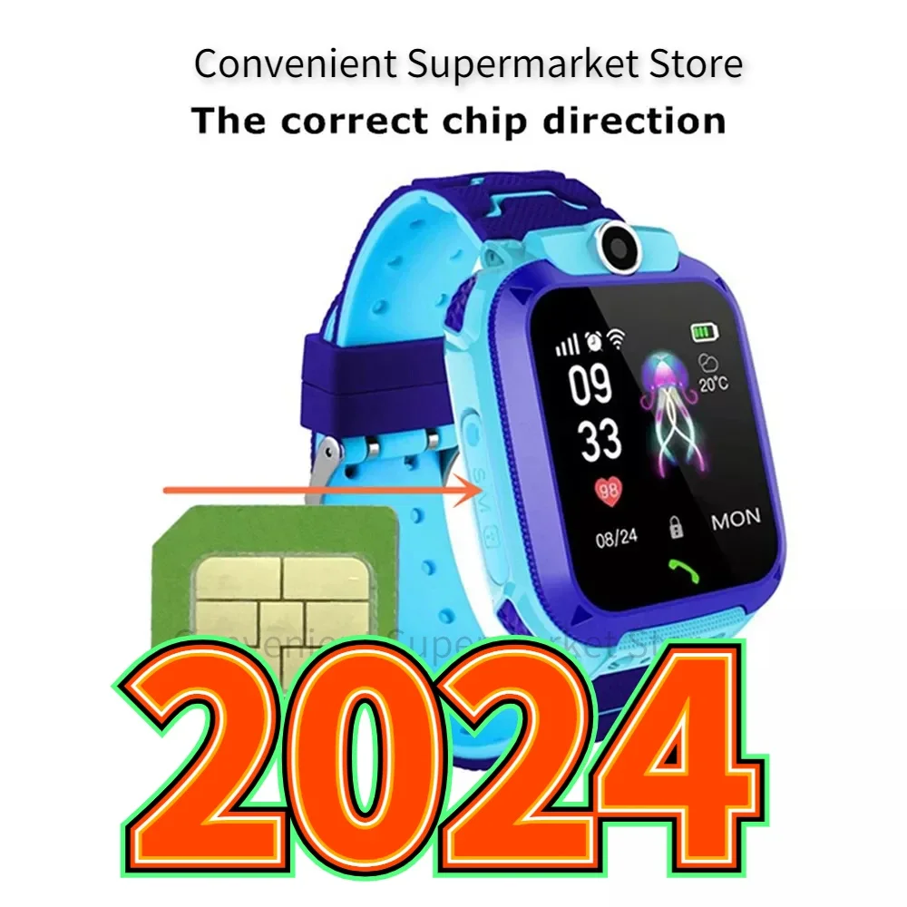 

2023 NEW Q12 Kids Gift Watches Smartwatch Children's Smart Watch with SIM Card Call Location Tracker SOS for Children Waterproof