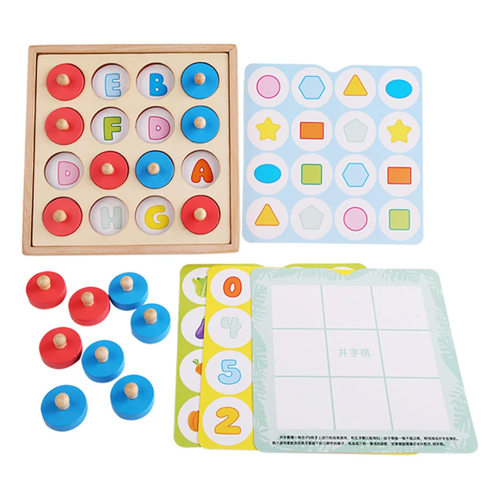 

1 Set Wooden Memory Chess Parent-child Board Game Memory Develop Child