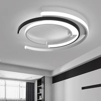 chandelier lighting for living room bedroom ac85 265v modern s lustre round aluminum ceiling lights