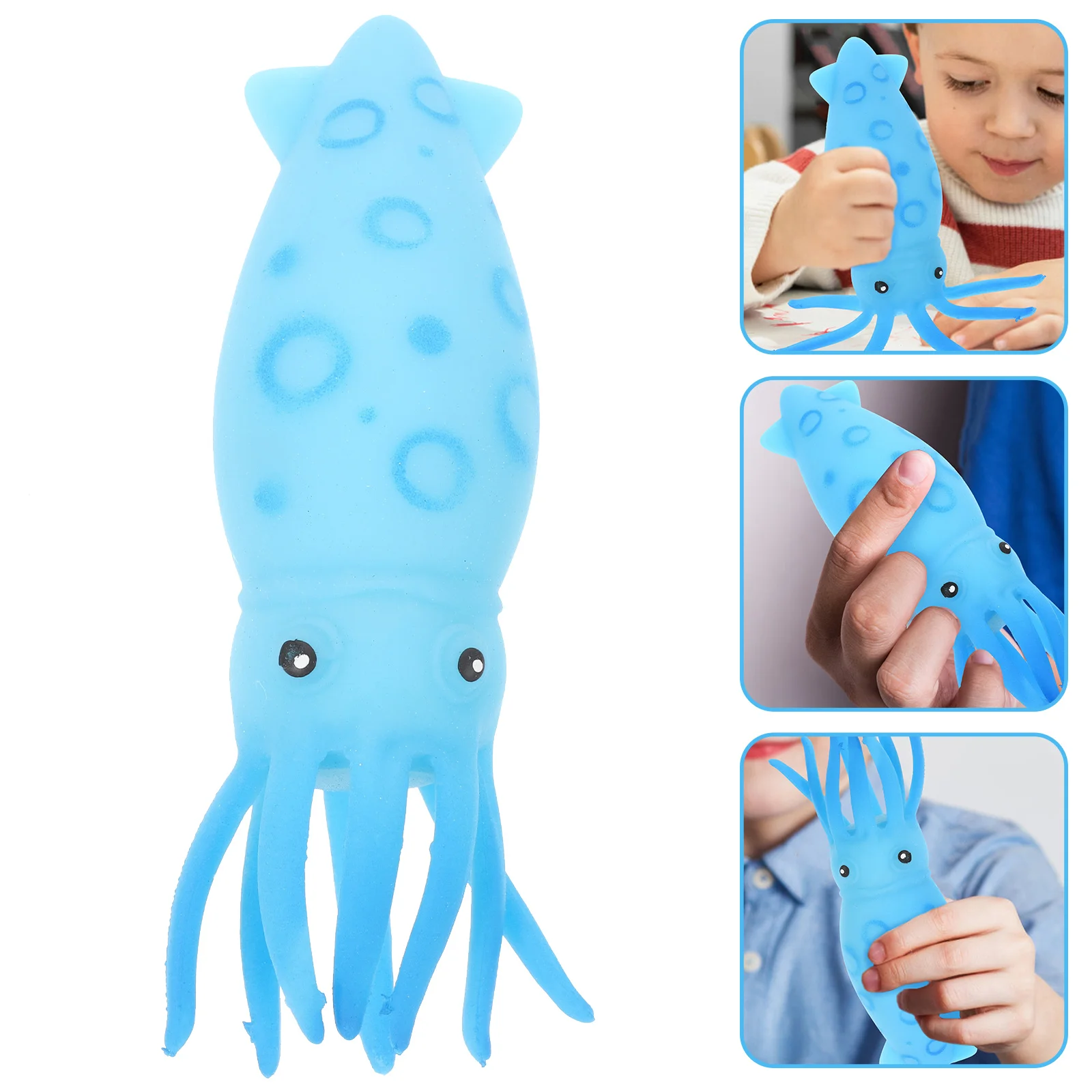 

Toy Octopus Sea Miniatures Tiny Squeeze Decompression Kid Fillergift Christmas Baby Bathtub Animal Stress Slow Fidget Cartoon