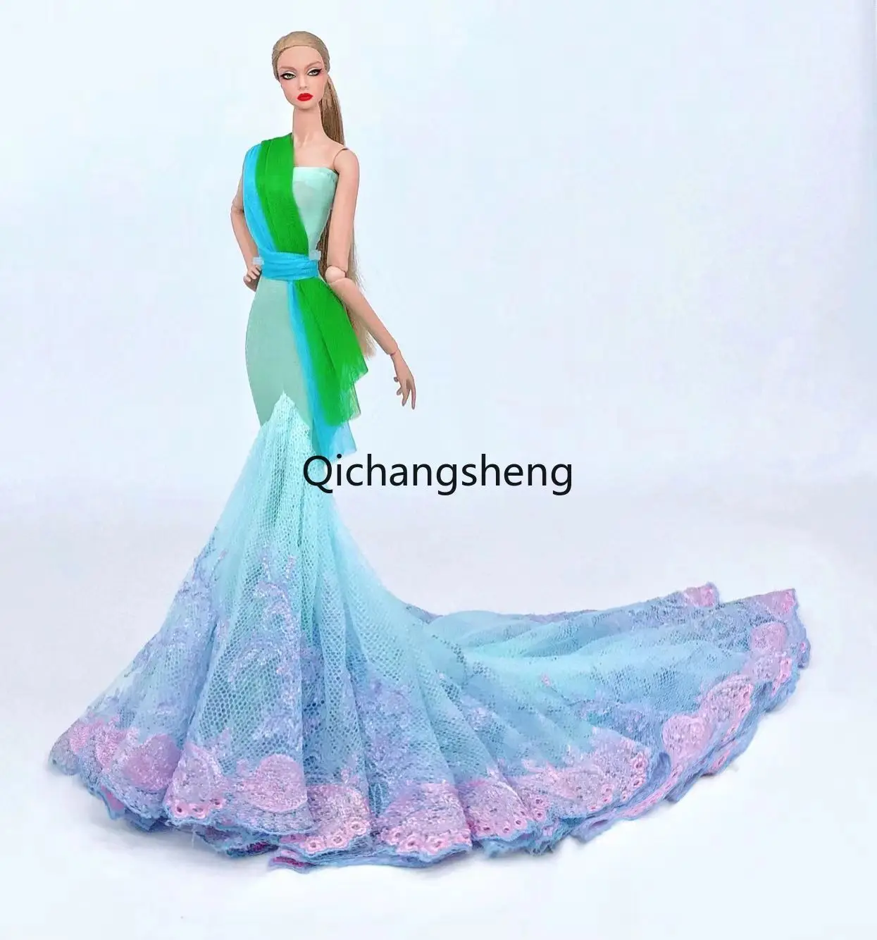 

Fashion Fishtail Wedding Dress For Barbie Doll Clothes Princess Outfits Clothing 1/6 BJD Dolls Accessories Party Gown Toys 11.5"