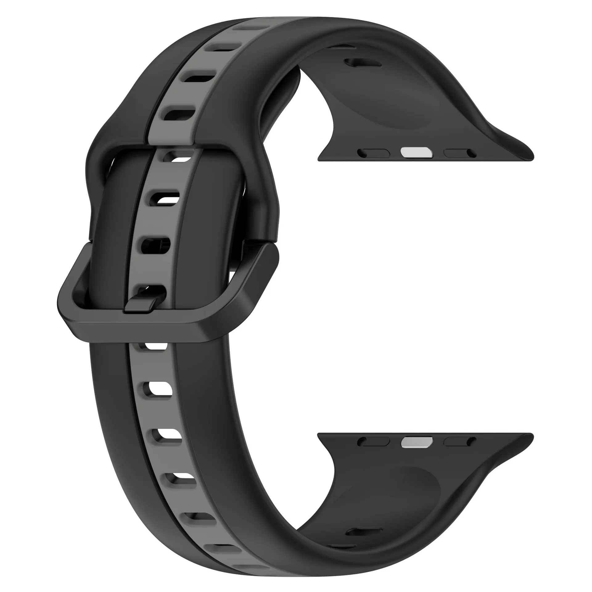 Silicone Strap For Apple Watch band 44mm 45mm 41mm 40mm 49mm 42 mm Sport Rubber Bracelet iWatch series 7 3 4 5 6 SE 8 Ultra Band