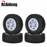rcaidong 1 55 plastic beadlock wheels tires for axial d90 tf2 cc01 lc70 110 rc car tyre