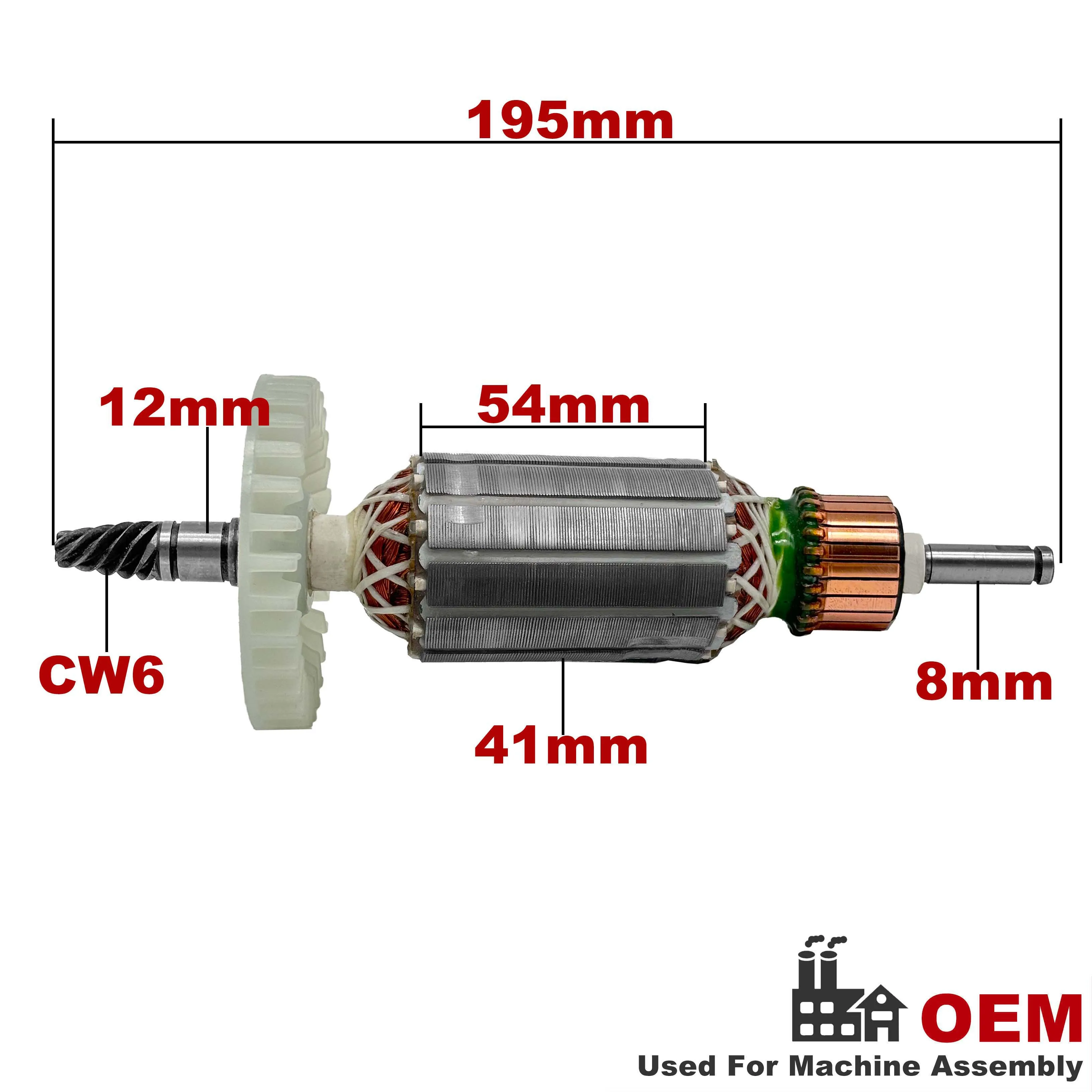 Замена якоря ротора для Makita 9227