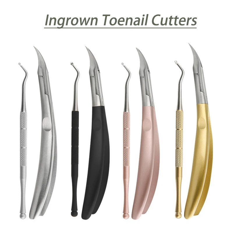 Ingrown Nail Clippers Toenail Cutter Stainless Steel Pedicure Tools Thick Toe Nail Correction Deep Into Nail Grooves