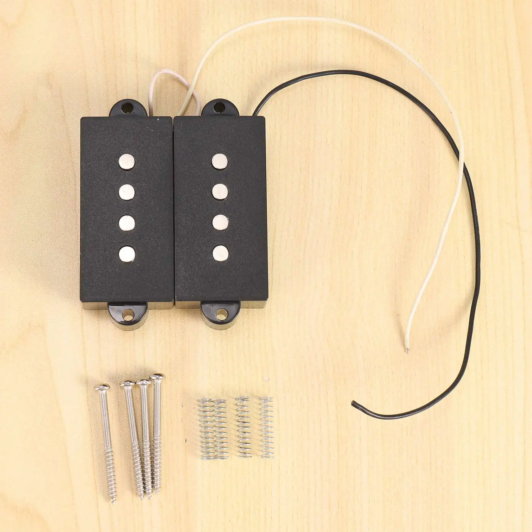 

Pb P Bass Pickup Humbucker Pickup For 4 String P Bass Replacement Bass Guitar Part, Black