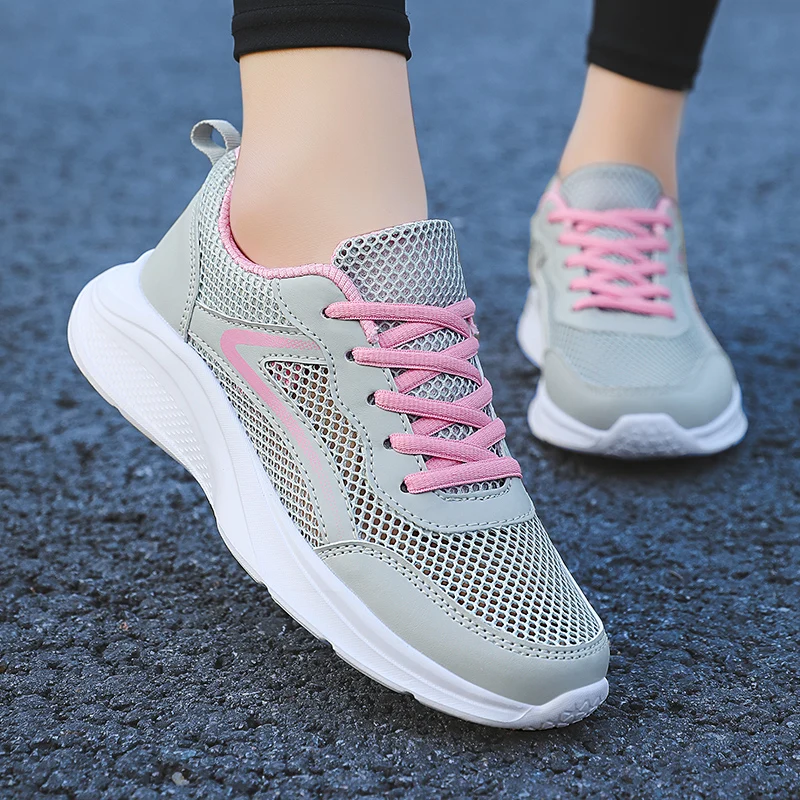 

Женские кроссовки, дышащая повседневная обувь для бега, спортивная подошва, тренировочная обувь без шнуровки, прогулочная теннисная обувь, уличная спортивная обувь для спортзала