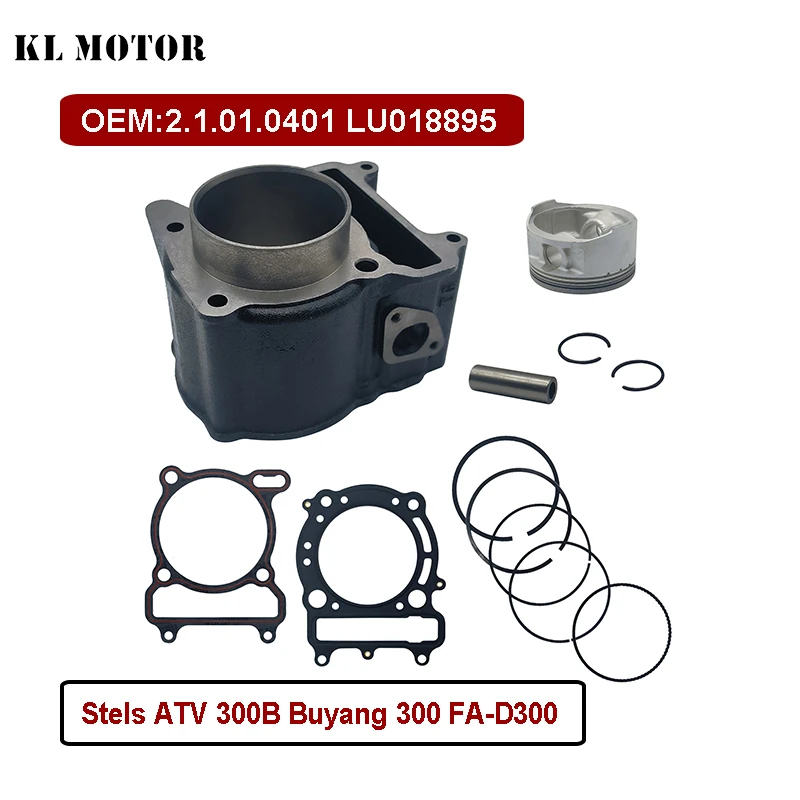 Комплект прокладок поршня цилиндра верхнего конца для Stels ATV 300B Buyang 300 FA-D300 Feishen Chironex 2,1.01.0401 LU 018895