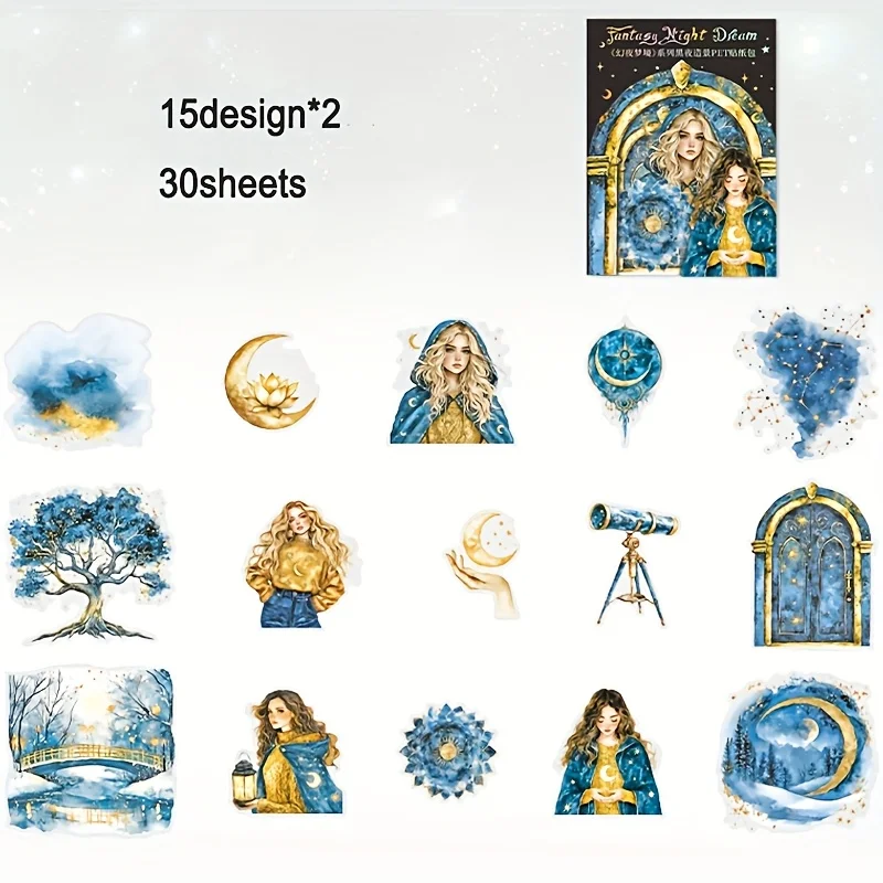 

Mr Paper, 1 стиль, 180 шт./пакет, серия «Phantom Night Dreams», черные ночные пейзажи, набор наклеек для домашних животных, наклейки для багажа, каваи