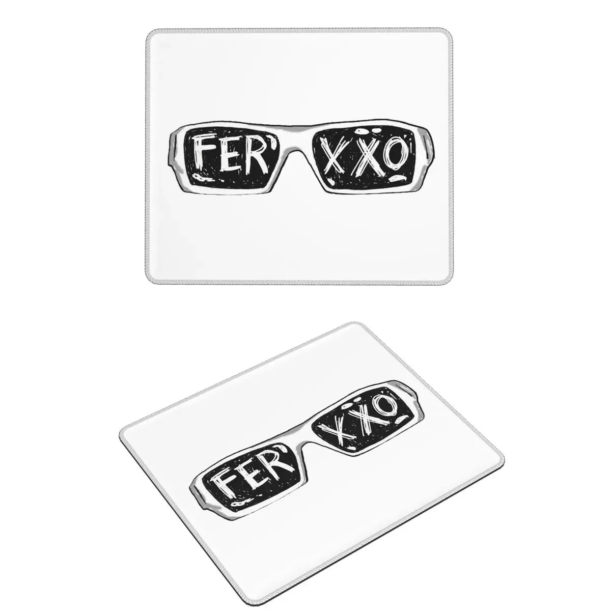 Фото Очки Ferxxo - Классический коврик для мыши с логотипом Feid, коврик для клавиатуры и мыши, игровой коврик для ноутбука, коврик для офисного стола №1