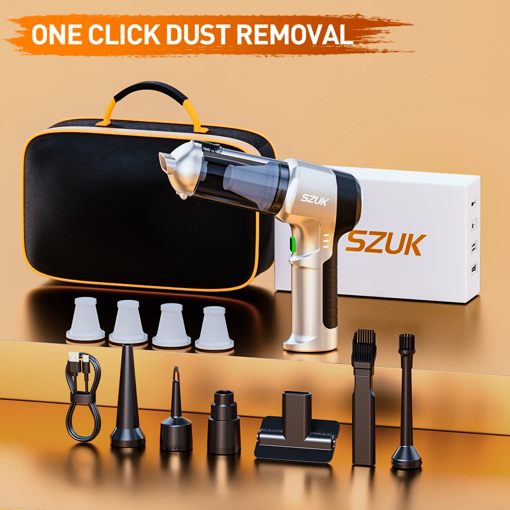 

Вертикальный/ручной пылесос SZUK, 100 Вт, беспроводной, сухая уборка, пылесборник