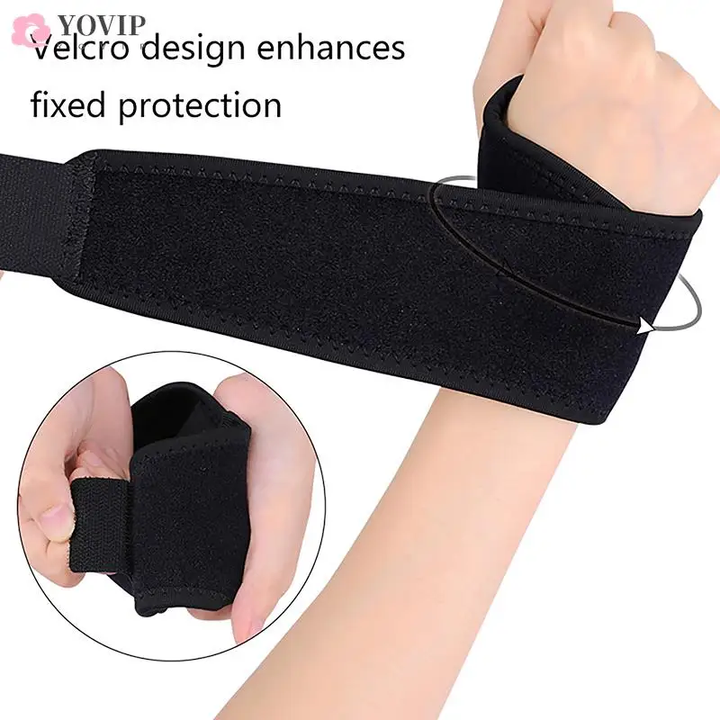 

1Pc Gym Wrist Band Sports Wristband New Wrist Brace Wrist Support Splint Fractures Carpal Tunnel Wristbands for Fitness