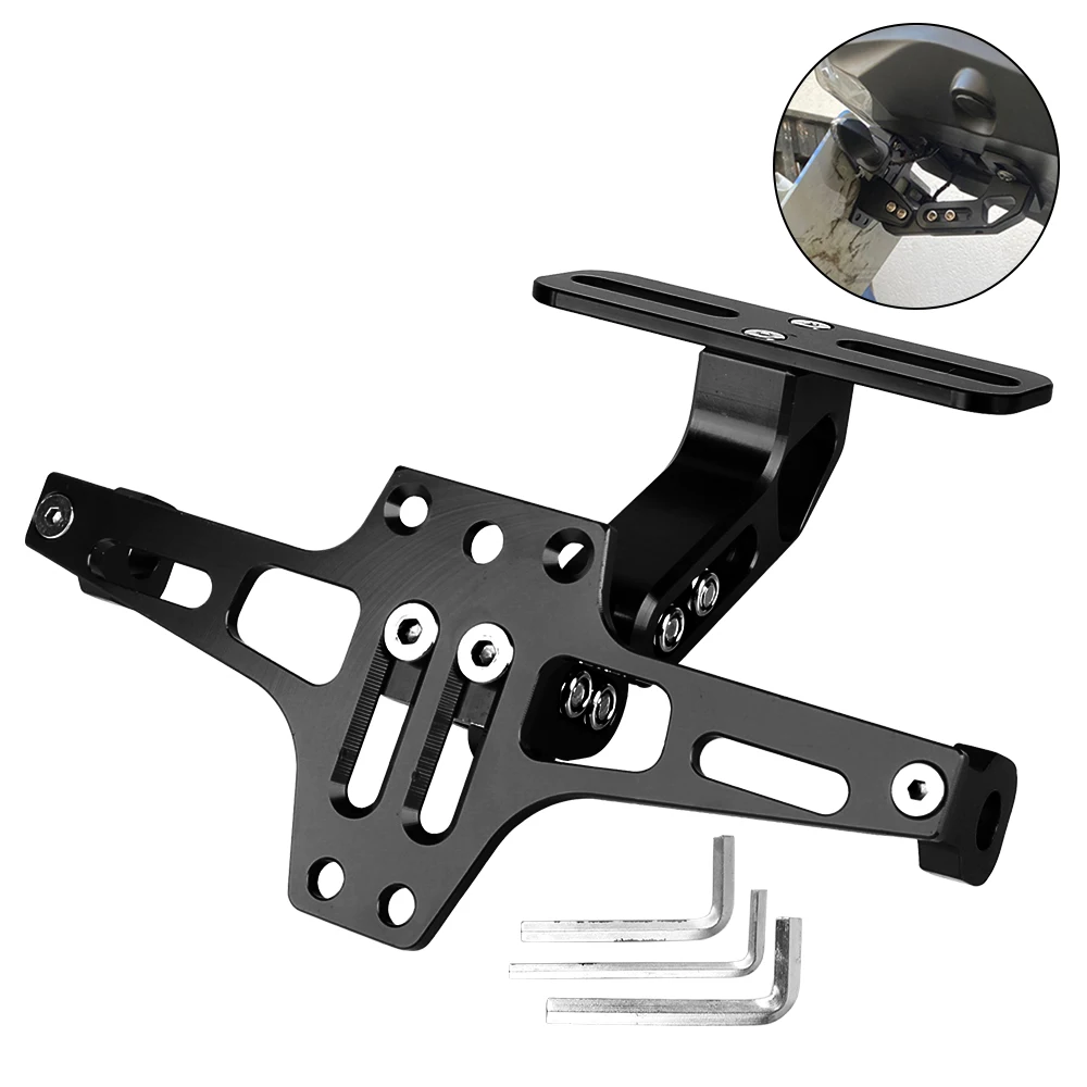 Держатель для заднего номерного знака мотоцикла из алюминиевого сплава