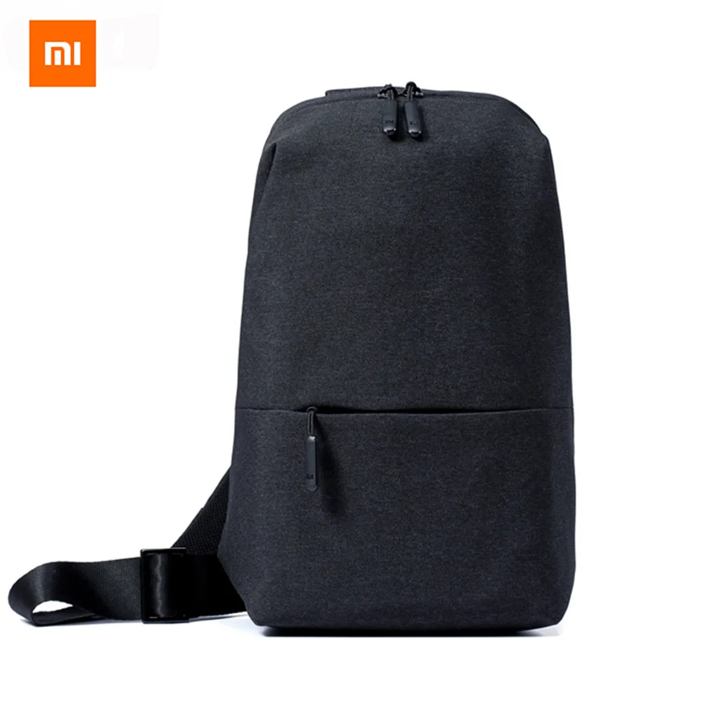 

Original Xiaomi Mi Urban Casual Chest Bag Multifunctional Leisure Chest Pack Small For Men Women для Dark Gray Fashion Best