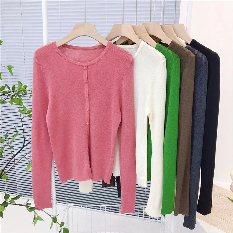 

Cashmere Sweater Pullovers Women Jumper Solid Knitted Tops Long Sleeve Jersey O-Neck Knitwear Holiday Cozy Japanese Korean Lady