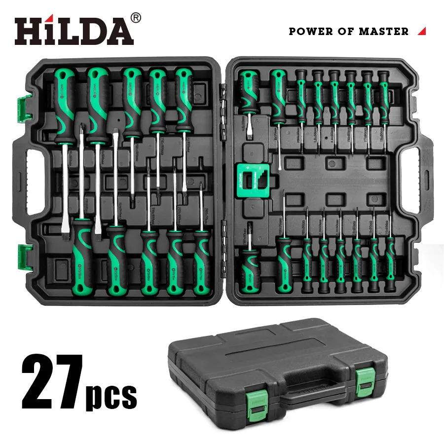 

HiLDA hand tool sets with a screwdriver appliance repair 27 times