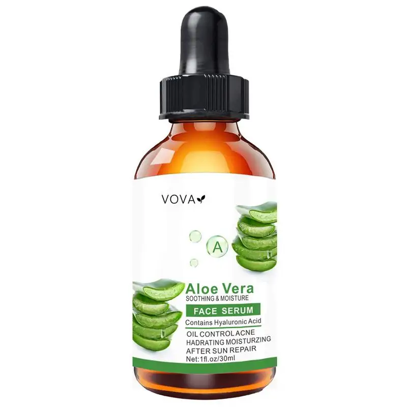 

Aloe Vera Anti-aging Face Serum Vitamin E | Organic Aloe Vera Hydrating Brightening Moisture Face Essence Dark Spots Wrinkles