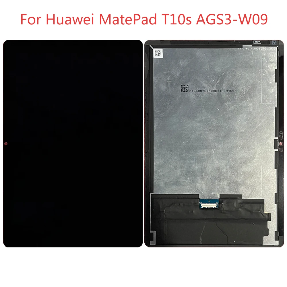 

ЖК-дисплей 10,1 дюйма T10S для Huawei MatePad T10S AGS3-W09, ЖК-дисплей, панель, планшет, сенсорный экран, дигитайзер в сборе, запасные части