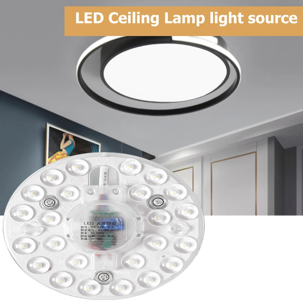 

LED Ceiling Lamp 220V 12/18/24/36W No Pollution No Ultraviolet Radiation Remould Mounted Bathroom Kitchen Home Supply