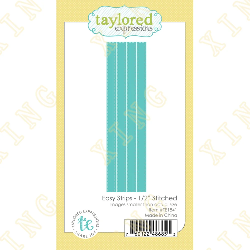 

New Easy Strips - 1/2" Stitched Metal Cutting Dies Stencil Die Cut For DIY Scrapbooking Album Embossing Paper Card Embossing