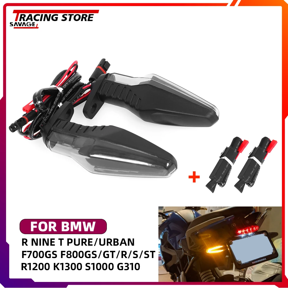 

Flasher LED Motorcycle Turn Signal Light For BMW G310GS G310R R nine T PURE Scrambler Urban F700 F800 GS/GT/S/R/ST R1200 K1300