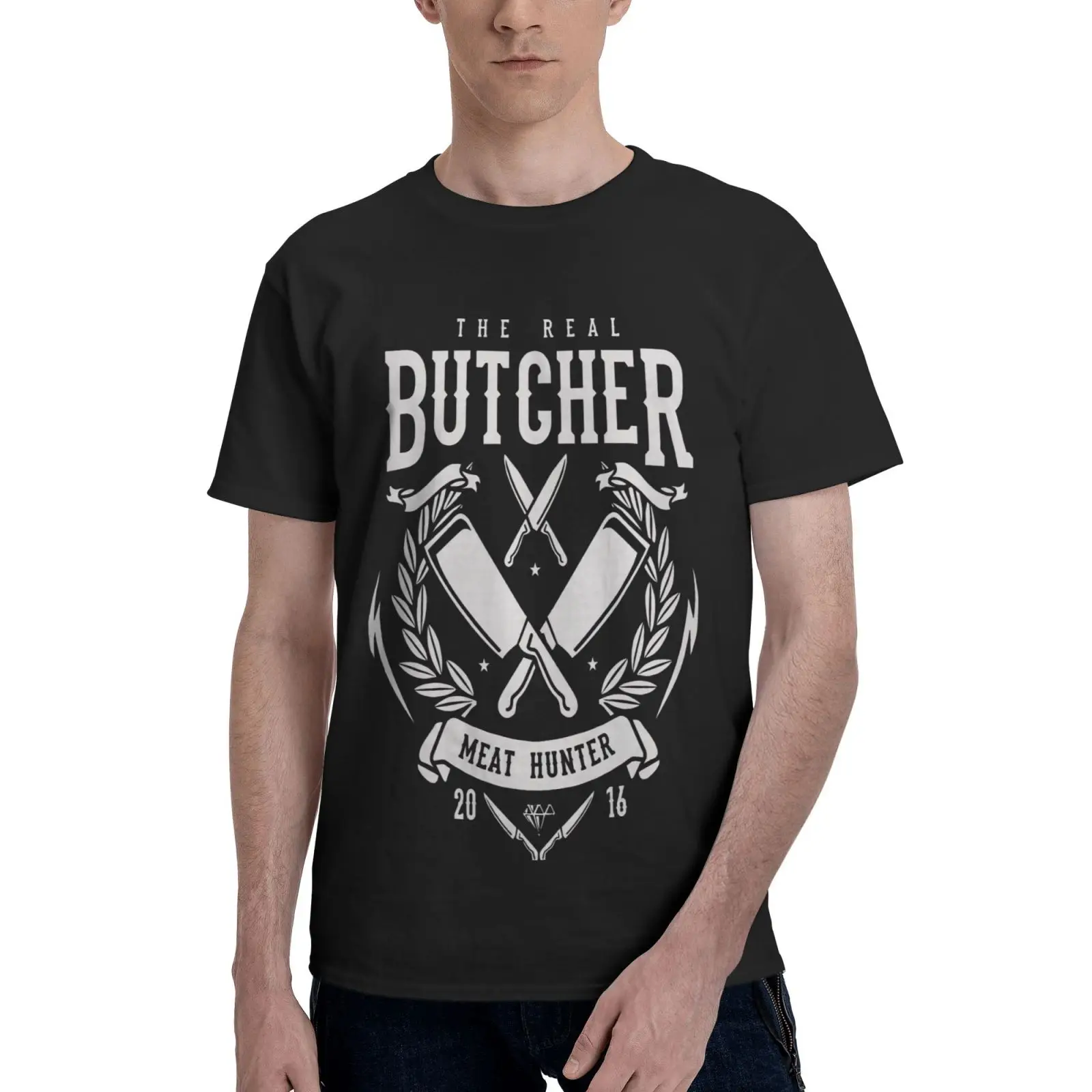 

The Real Butcher Men T-Shirt Oversize Women's T-Shirt Men's Clothing Couples T-Shirt Mens Clothes T-Shirt Men T-Shirt Harajuku