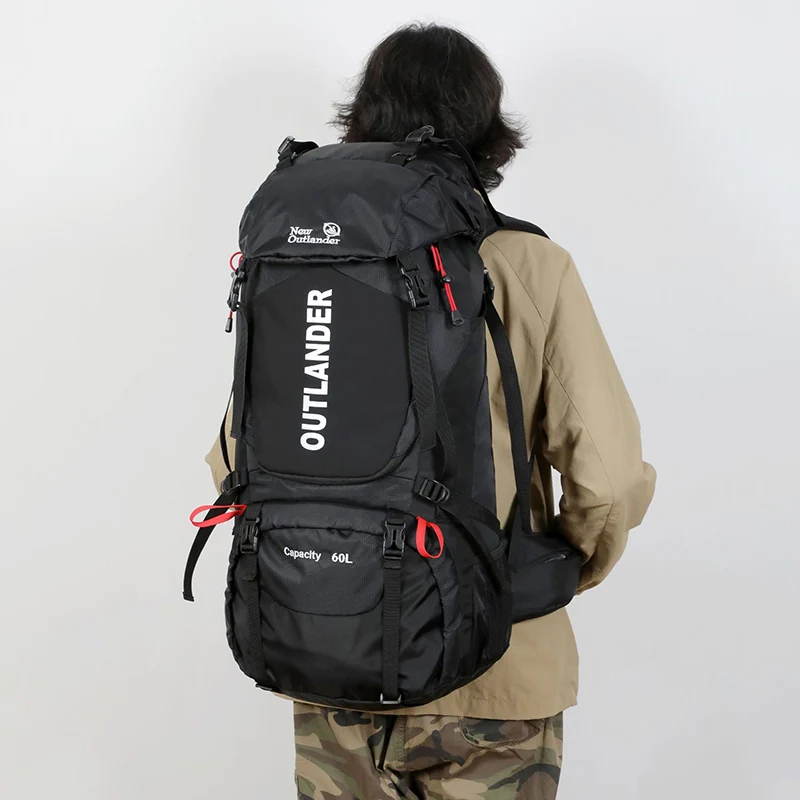 Туристический Водонепроницаемый рюкзак Вместительная дорожная уличная сумка на