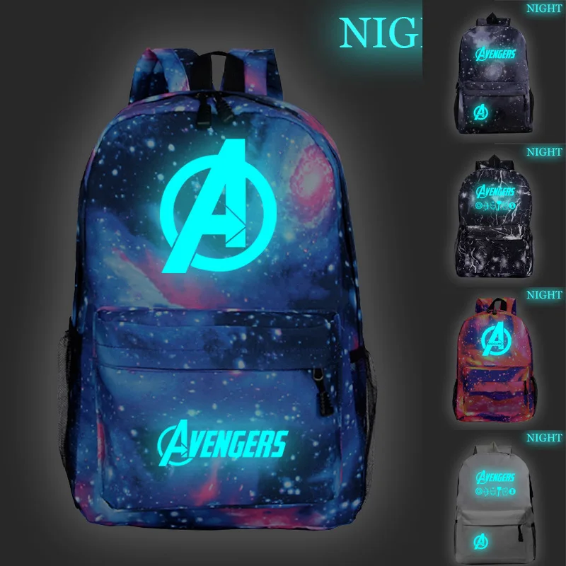 

Disney Super Hero School Bags Nylon Large Capacity Student Backpack Galaxy Space School Bag Boy Material Escolar Mochila Bag