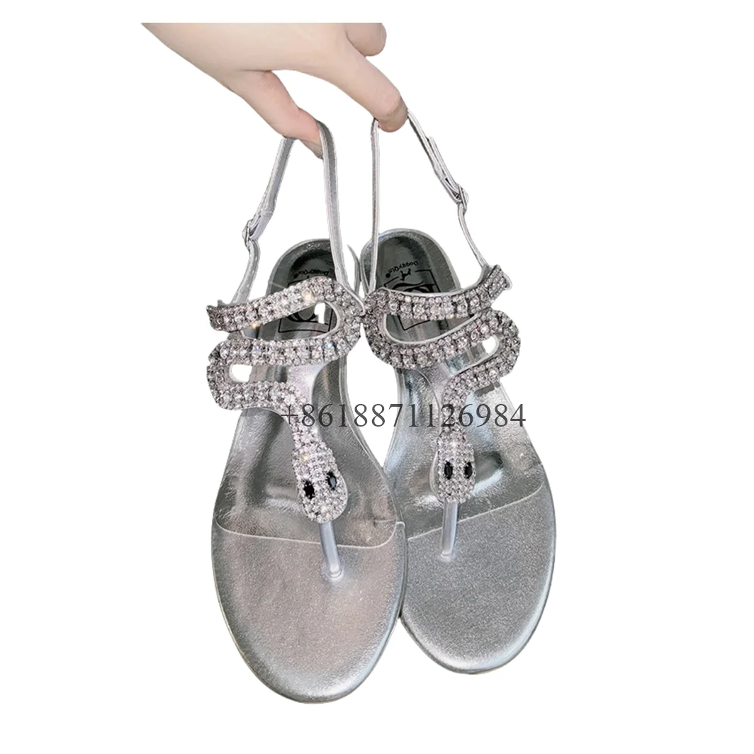 Женские летние сандалии из натуральной кожи с круглым носком