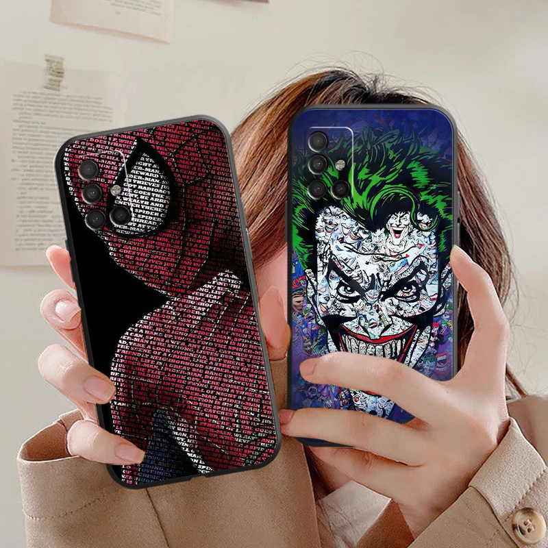 

Marvel Comics Phone Cases For Samsung S20 FE S20 S8 Plus S9 Plus S10 S10E S10 Lite M11 M12 S21 Ultra Coque Carcasa Protective