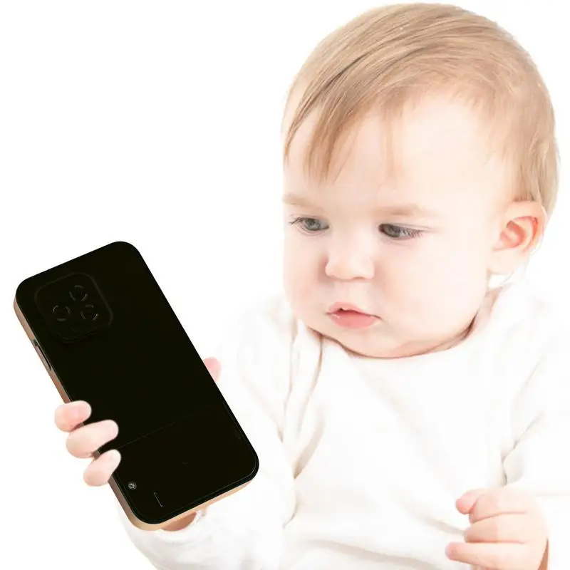 Toy Phone Fake Mobile Phone Toy With Music And Light Toddler Developmental Learning Cell Phone Toys 3-6 Boys Girls Play Phone