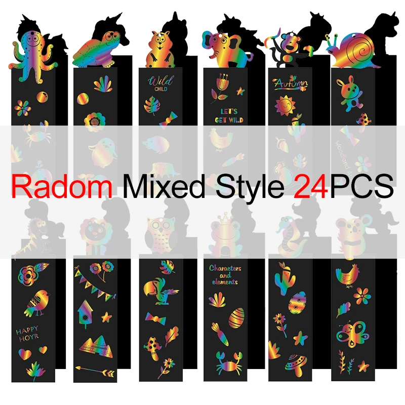 

Набор скретч-бумаг 24 листа ZYF