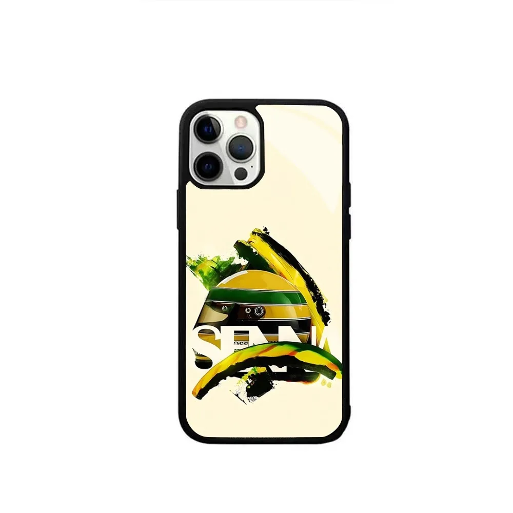 Айртон S-Senna H-Helmet F-F1 Чехол для телефона Magsafe Чехлы беспроводной зарядки IPhone 16 15 13 12