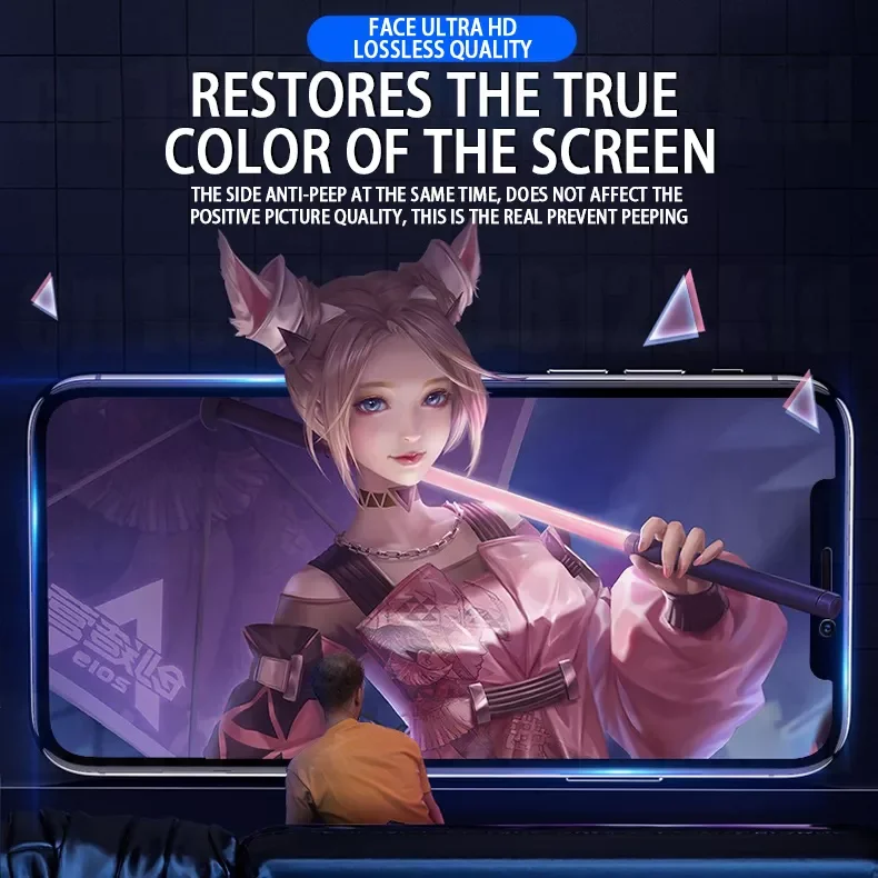 4Pcs Privacy Glass For IPhone 13 Pro Max 12 11 Screen Protector IPhone X XS XR 8 7 6 Tempered Glass IPhone12 IPhone13 Mini 13Pro