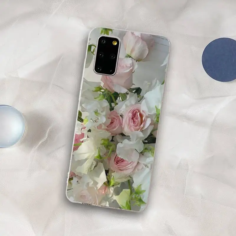 Etui na telefon Flower Pink do Samsung S21 A10 Redmi Note 7 9 Huawei P30Pro Honor 8X 10i cover