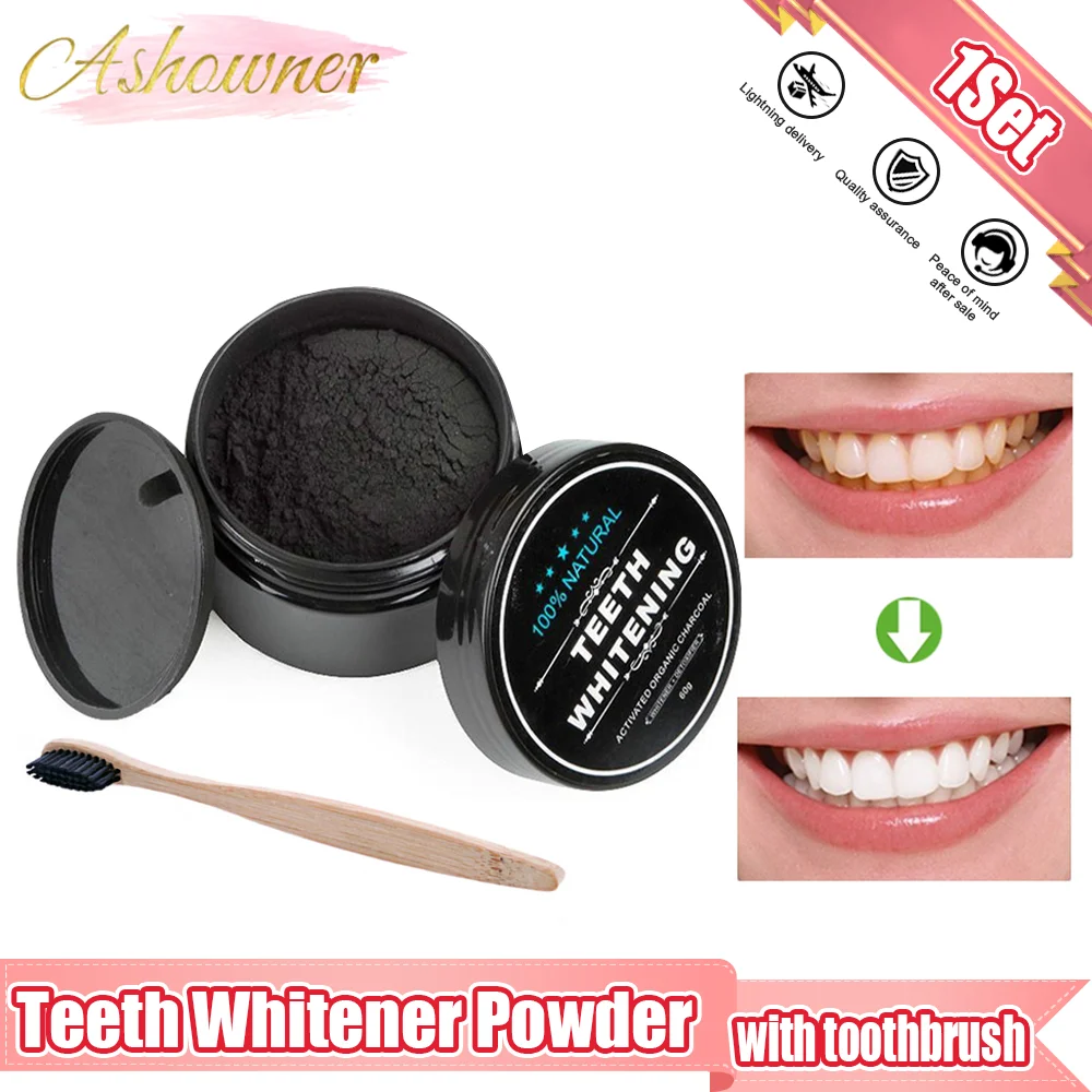 Professional Oral Hygiene Teeth Whitening Oral Care Charcoal Powder Natural Activated  Charcoal Teeth Whitener Powder