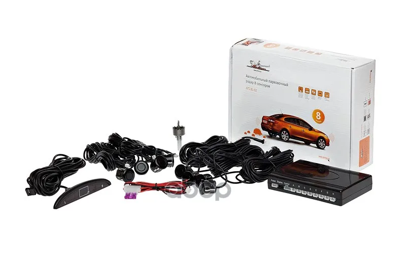 Парковочный радар (8 датчиков светодиодный) APS-8L-02 Airline арт. |