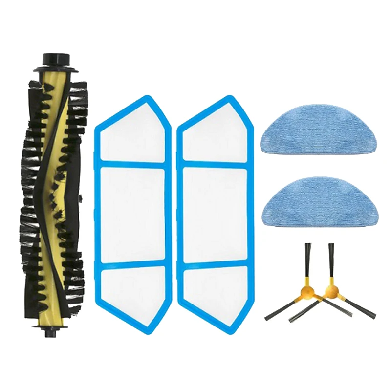 

Replacement Kits For Neatsvor X500/X600 Robot Vacuum Cleaner Accessory With Filter Mop Cloth Main Slide Brush