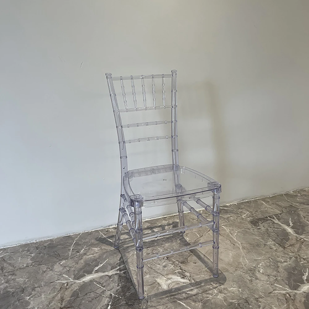 Оптовая продажа прозрачные полимерные стулья Наполеона Chiavari свадебные chavari