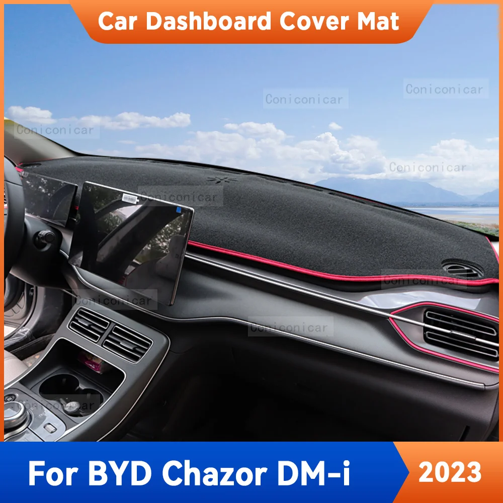 

For BYD Chazor DM-i 2023 Car Dashboard Cover Mat Sun Shade Pad Carpet Mat Anti-UV Interior Accessories Protective MATS