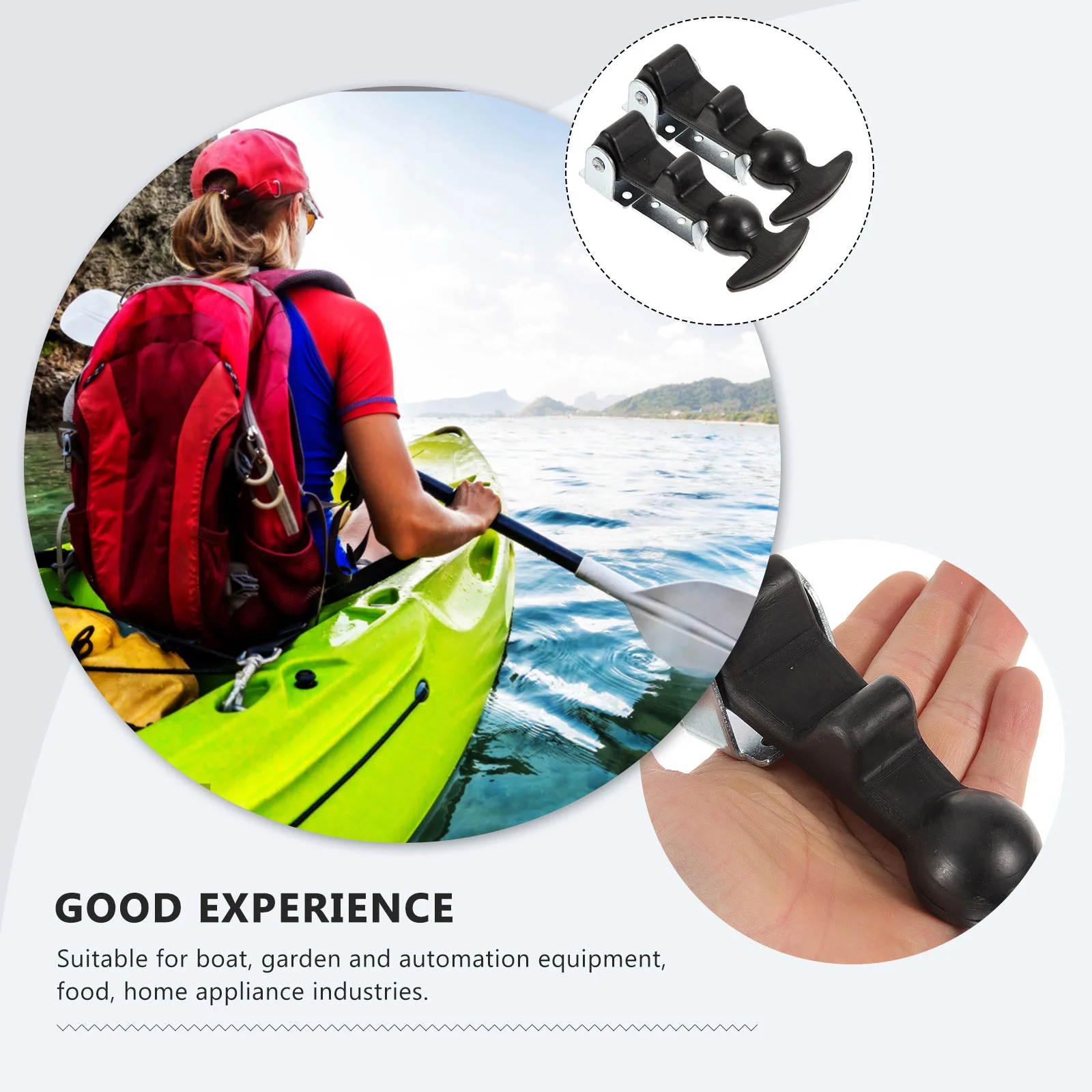 2 шт. резиновая пряжка чепчики защелка для лодки Т-образная ручка эластичная
