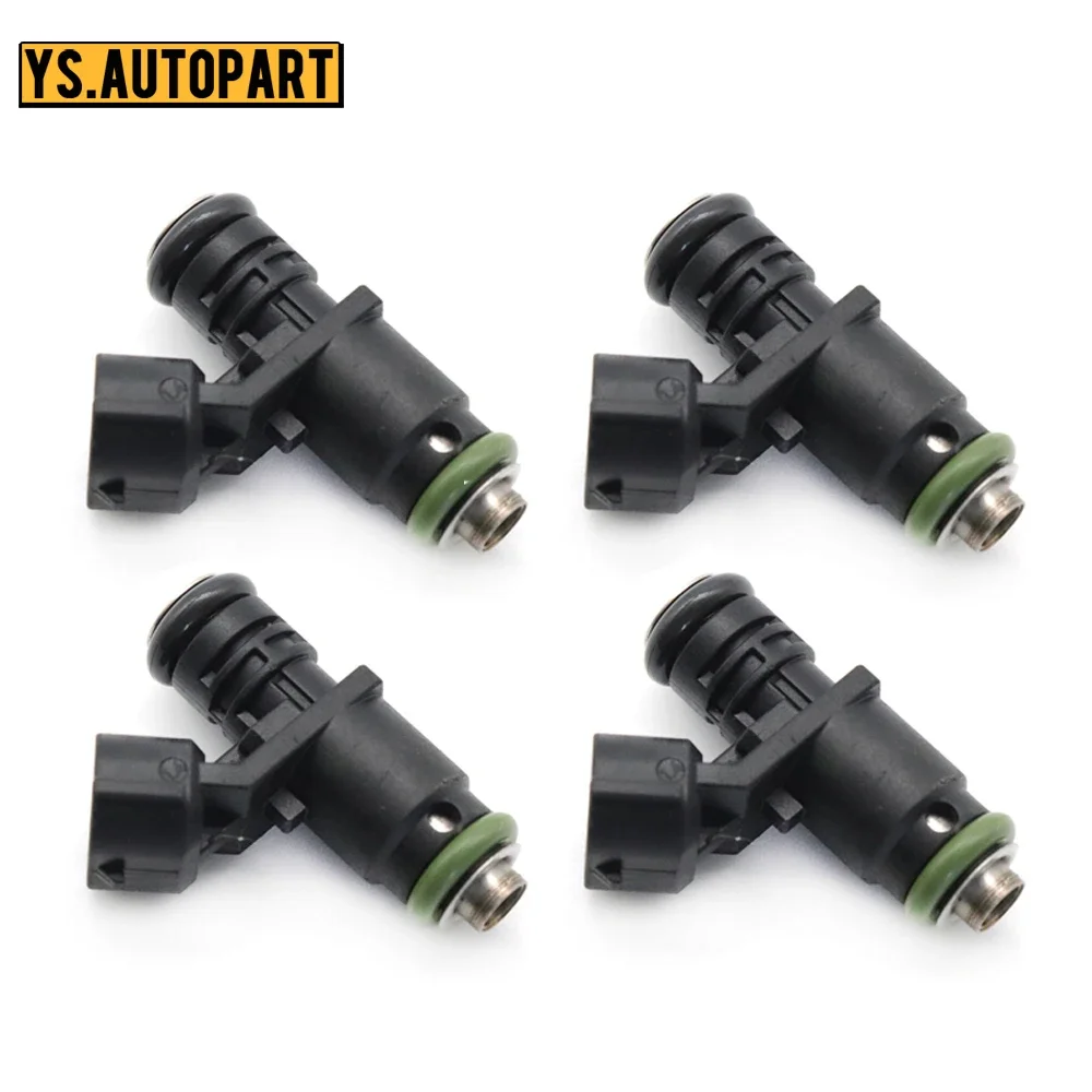 Фото 4 шт./лот, автомобильные топливные форсунки, подходят для Volkswagen Polo 6R 1.2 Ez.2010 03E 906031 C 03E 906 031 C №1