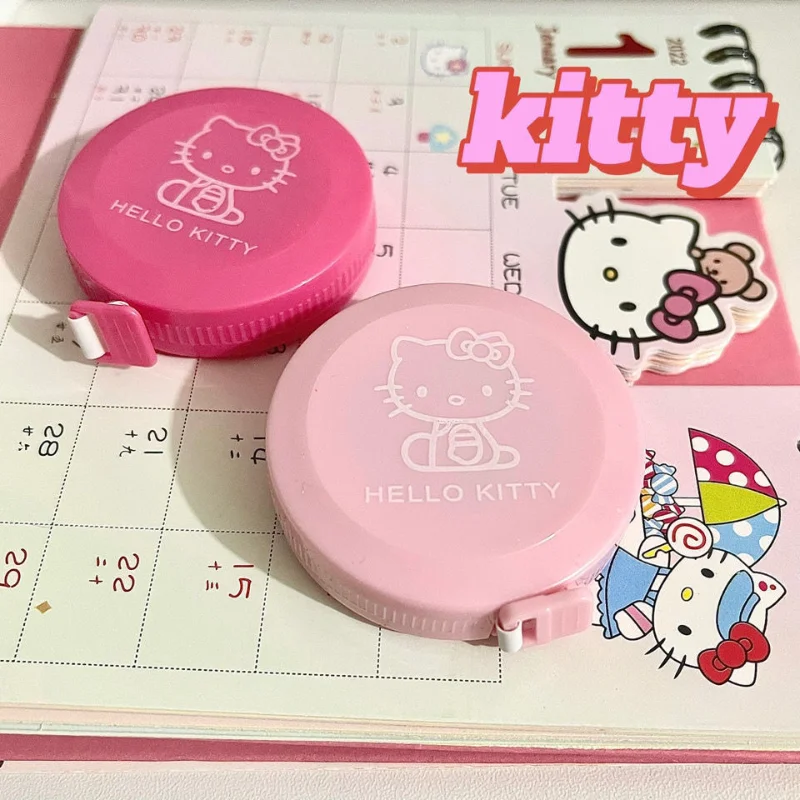

Sanrio Hello Kitty anime cute small tape measure soft ruler measuring clothes ruler waist circumference measurement rulerCartoon