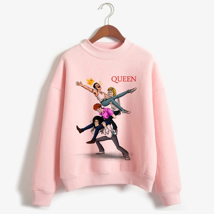 Freddie Mercury Hoodie Men/women Harajuku Sweatshirt Queen Band Hooded Streetwear Clothes Hip Hop Pullover Y2k Tops Male/female images - 6