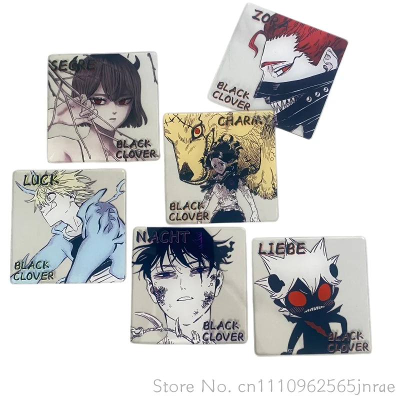 Креативные акриловые подставки под кружки Black Clover с персонажами Аста, Ями, Ноэль, Финрал, Юно, Магна, Зора для дома, офиса, кофейного или чайного столика (art.: 3920dc94fd3e5) - 3920dc94fd3e5