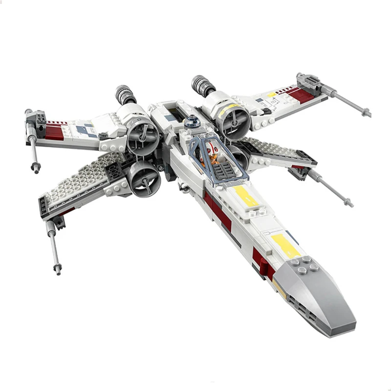 

2021 New 05145 819pcs Star Plan X Wing Fighter Building Blocks 4 Figures Compatible 75218 Bricks Toy