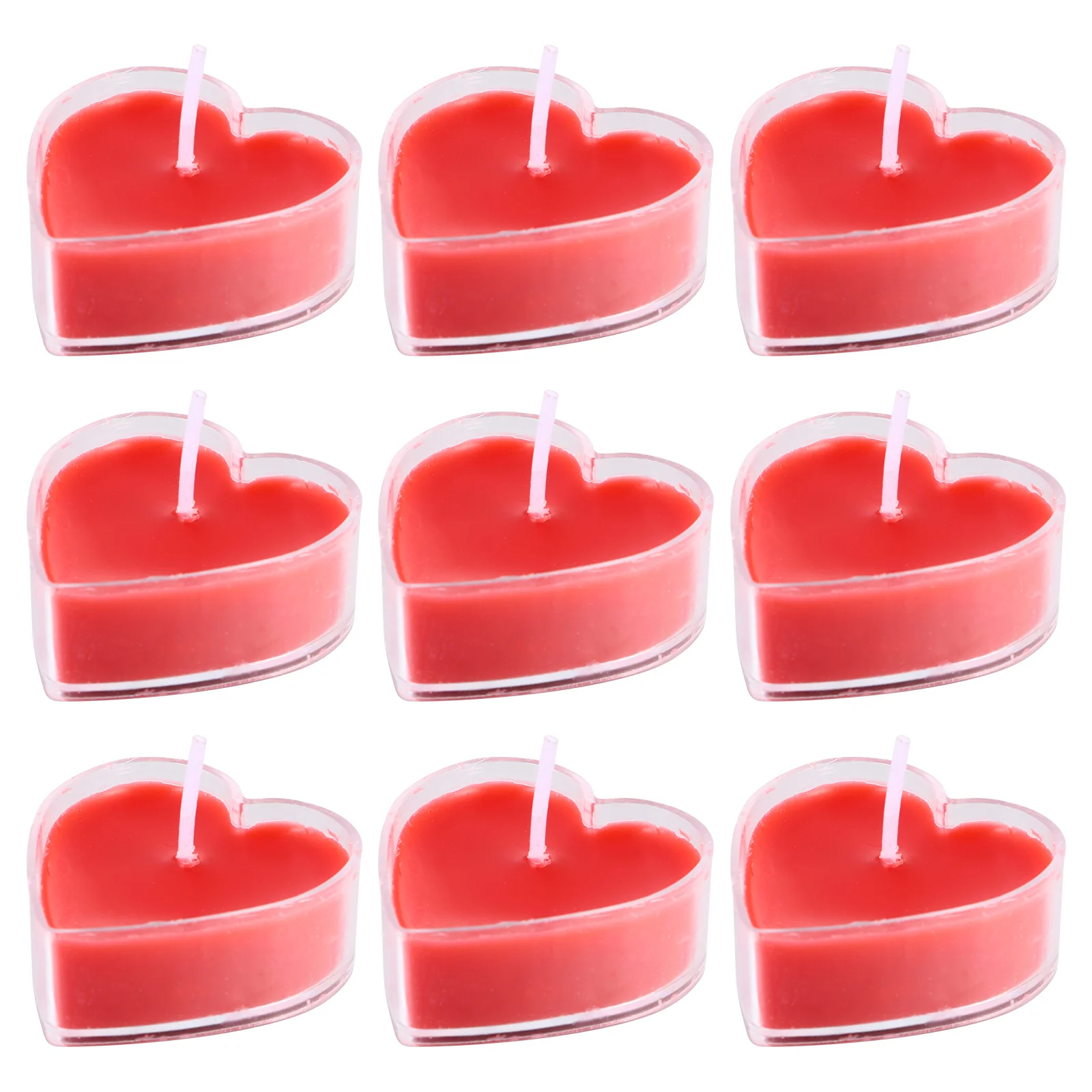 

Heart Romantic Tealight Love Proposal Wedding Red Scented Decorative Marriage Lights Tea Smokeless Shaped Favors Style