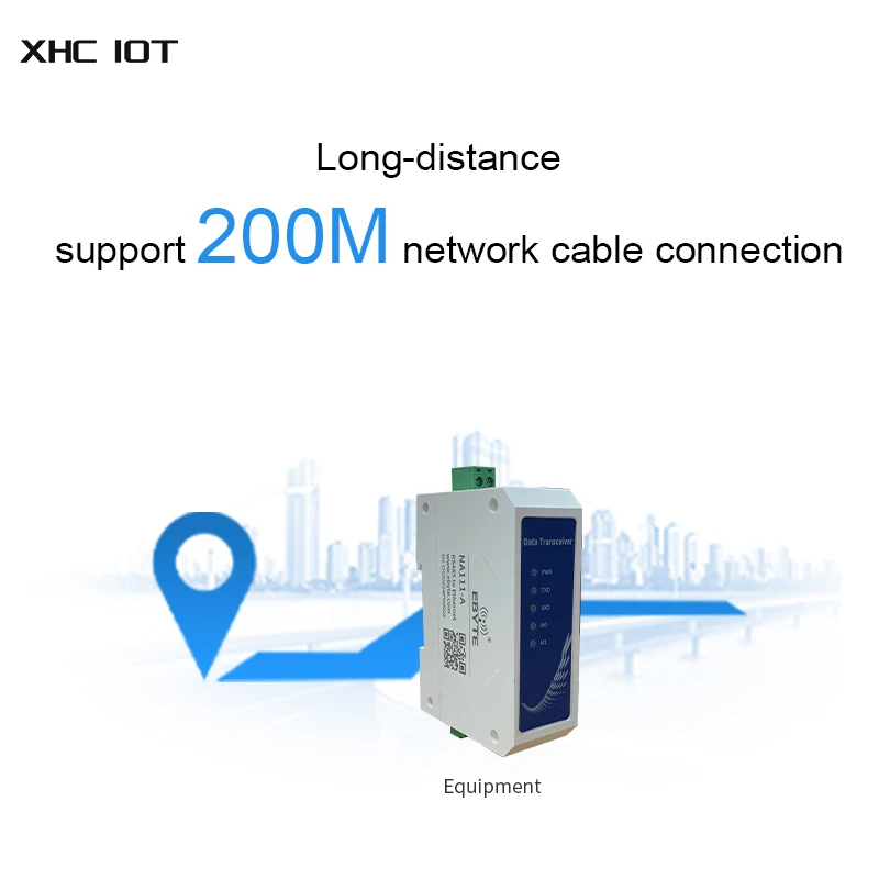 RS485 к RJ45 Ethernet Серийный Сервер беспроводной радиостатический модем