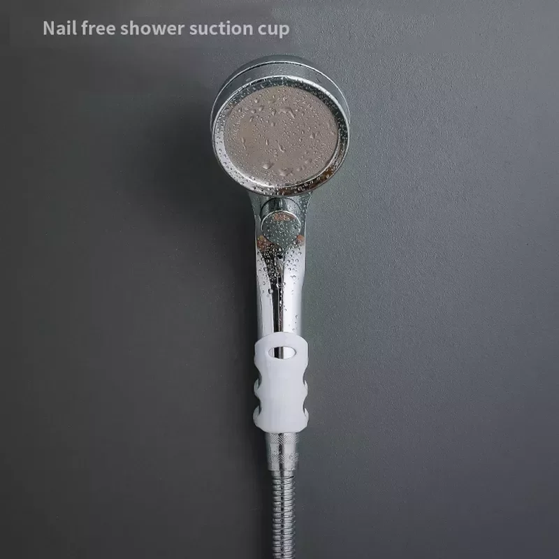 

NEW IN Shower Bracket Shower Head Suction Bathroom Shower Holder Rack Shelf Wall Mount Suction Cup Bracket Douche Accessoire